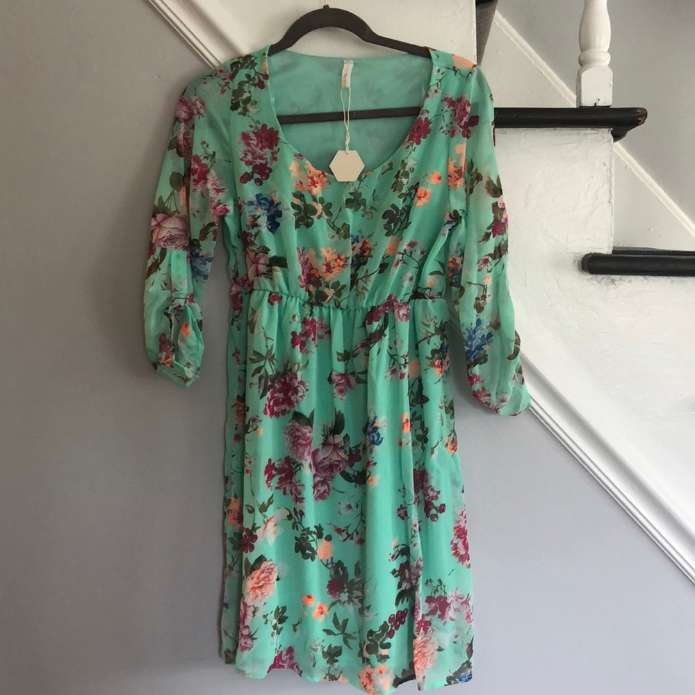 100% Polyester Pink Blush Maternity dress